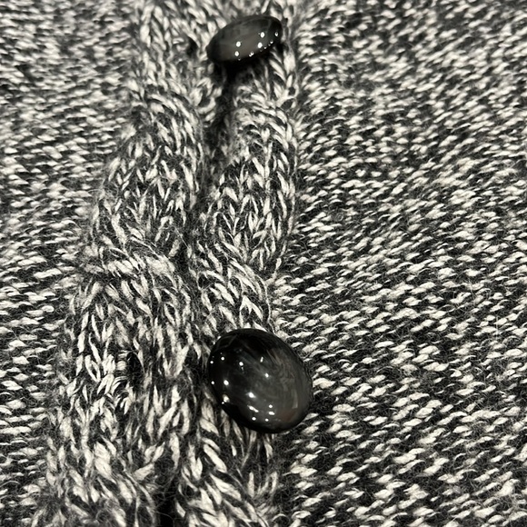 Talbots‎ Long Line Cardigan | Wool Cashmere Rabbit Hair | Petite Medium (MP) - Picture 6 of 8